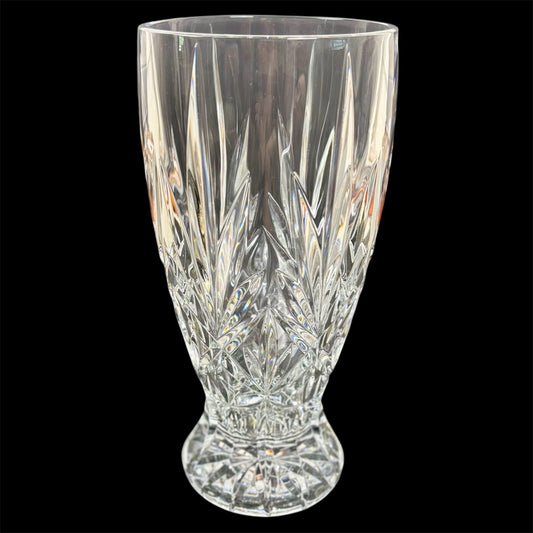 Large Cut Crystal Vase | ⋆˙⟡ | Heavy Crystal Floral Vase