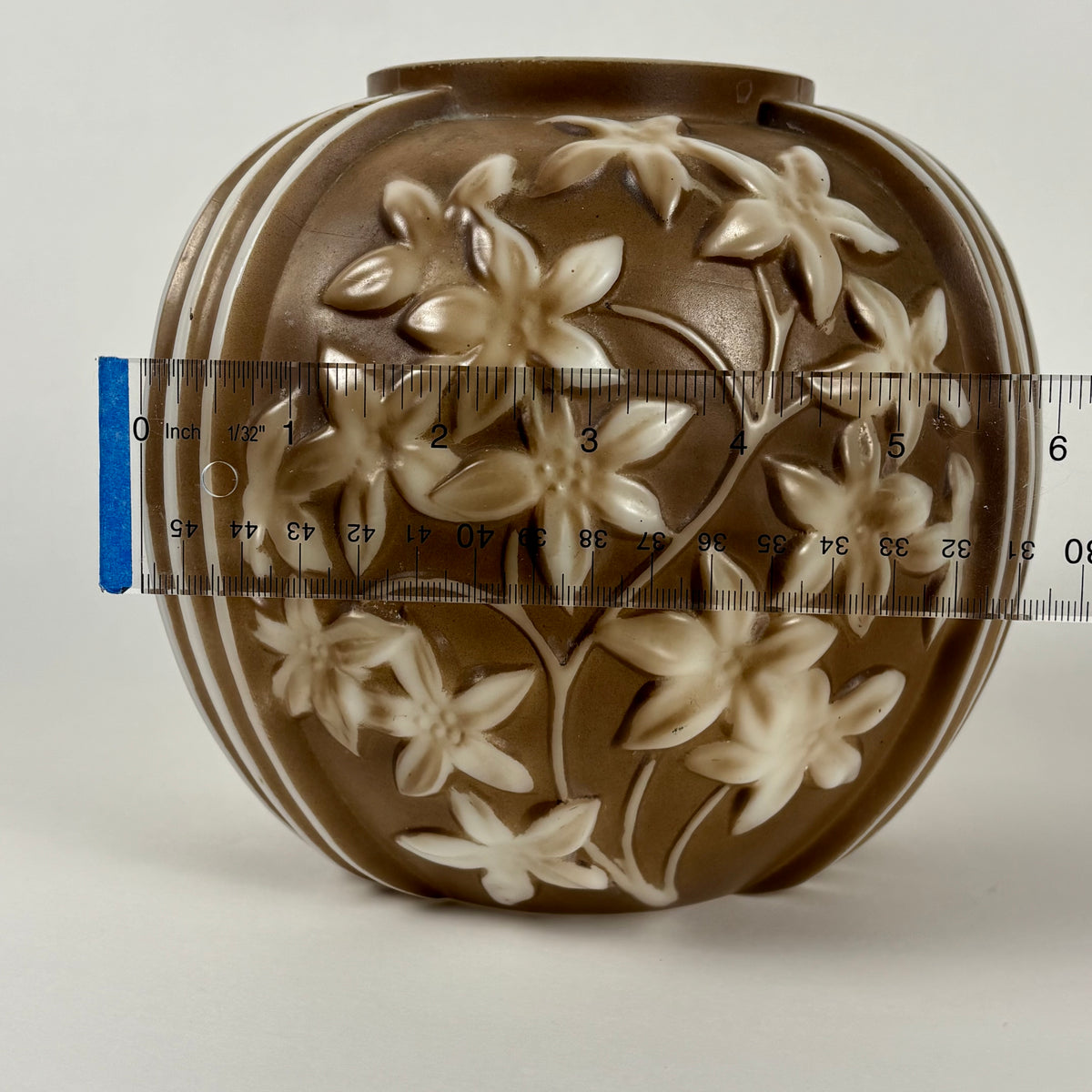 Phoenix Glass Co. Star Flower Vase |⋆˙⟡| Vintage Sculptured Artware