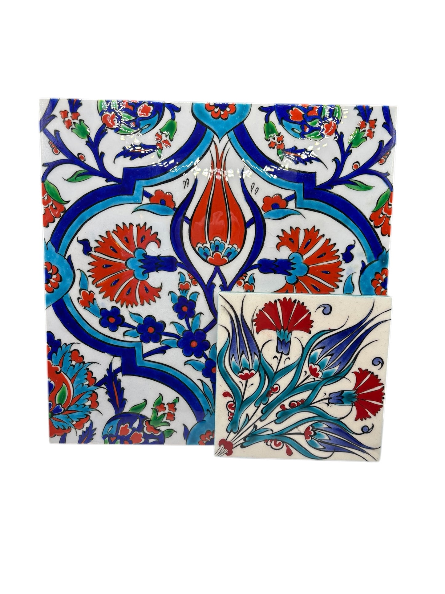 Handmade Turkish Ceramic Tiles ⋆˙⟡ Kütahya Fettah Tile & Floral Tile