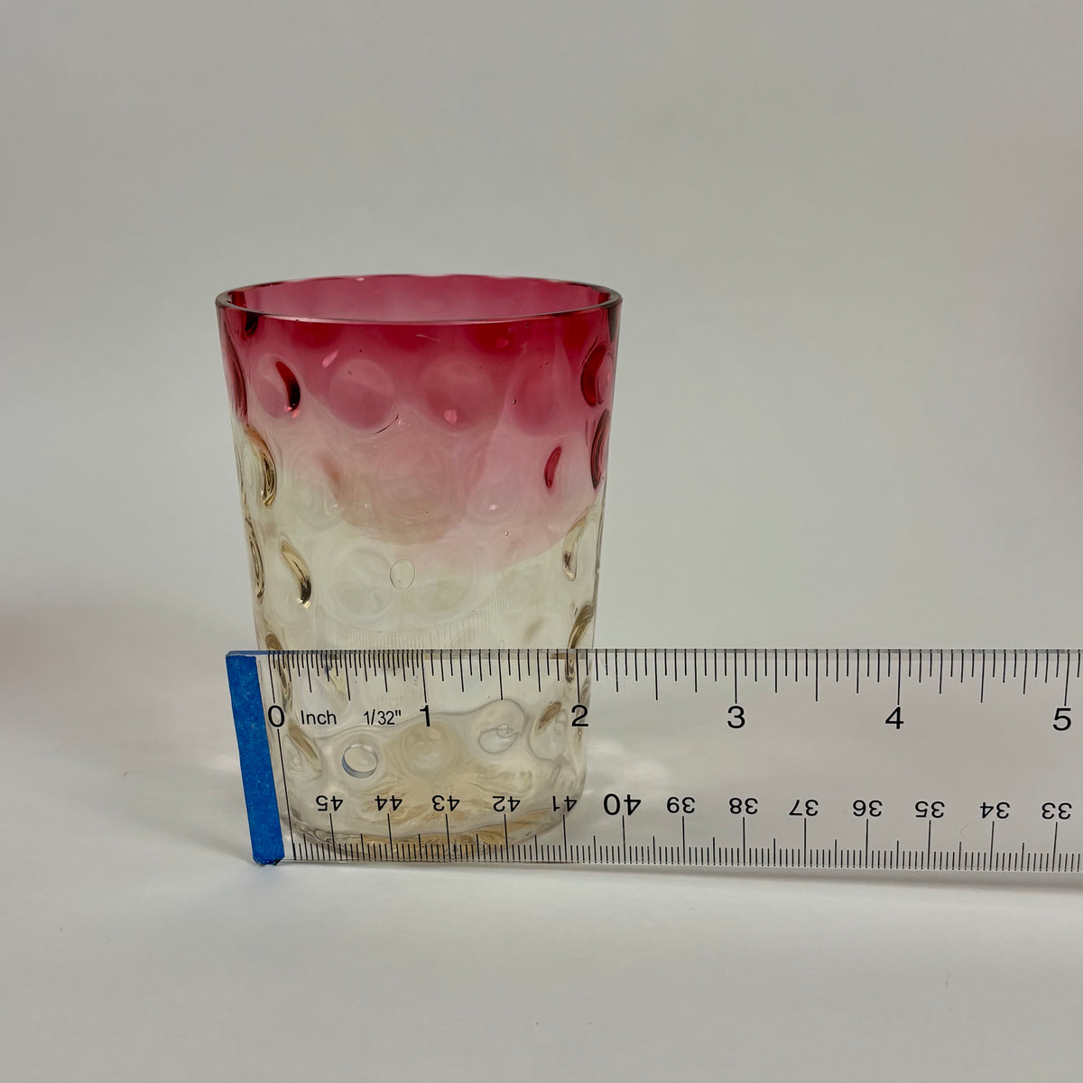 Antique Cranberry & Rubina Coin Dot, Spot Optic Glass |⋆˙⟡| Pitcher & Tumbler Set