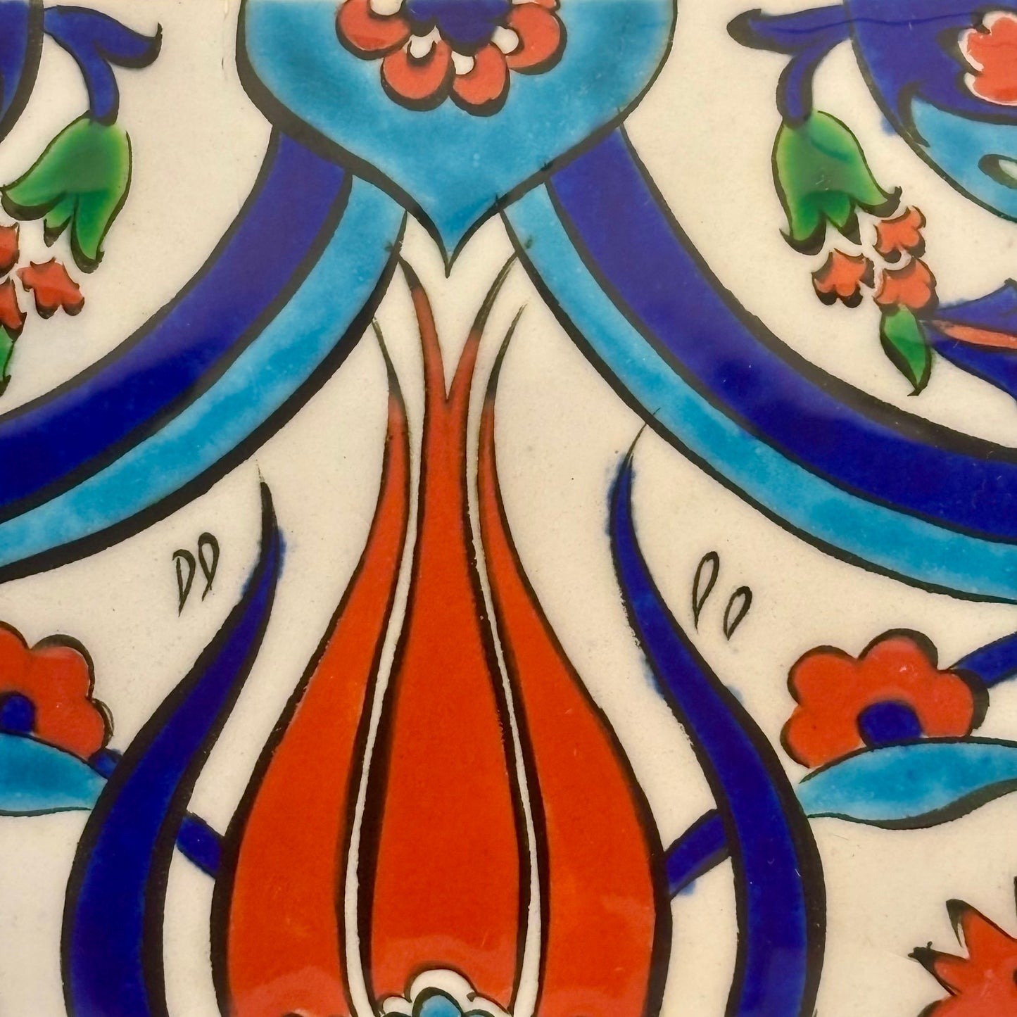 Handmade Turkish Ceramic Tiles ⋆˙⟡ Kütahya Fettah Tile & Floral Tile