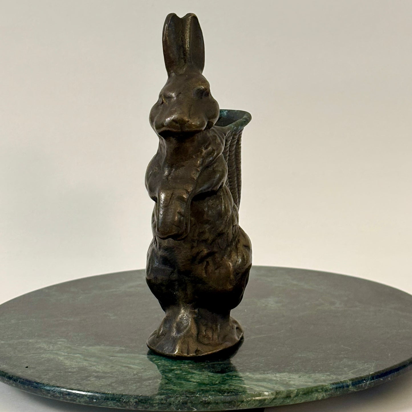 Vintage Metal Bunny Rabbit Basket Holder / Toothpick Holder / Mini Planter |⋆˙⟡ | Cottagecore Decor