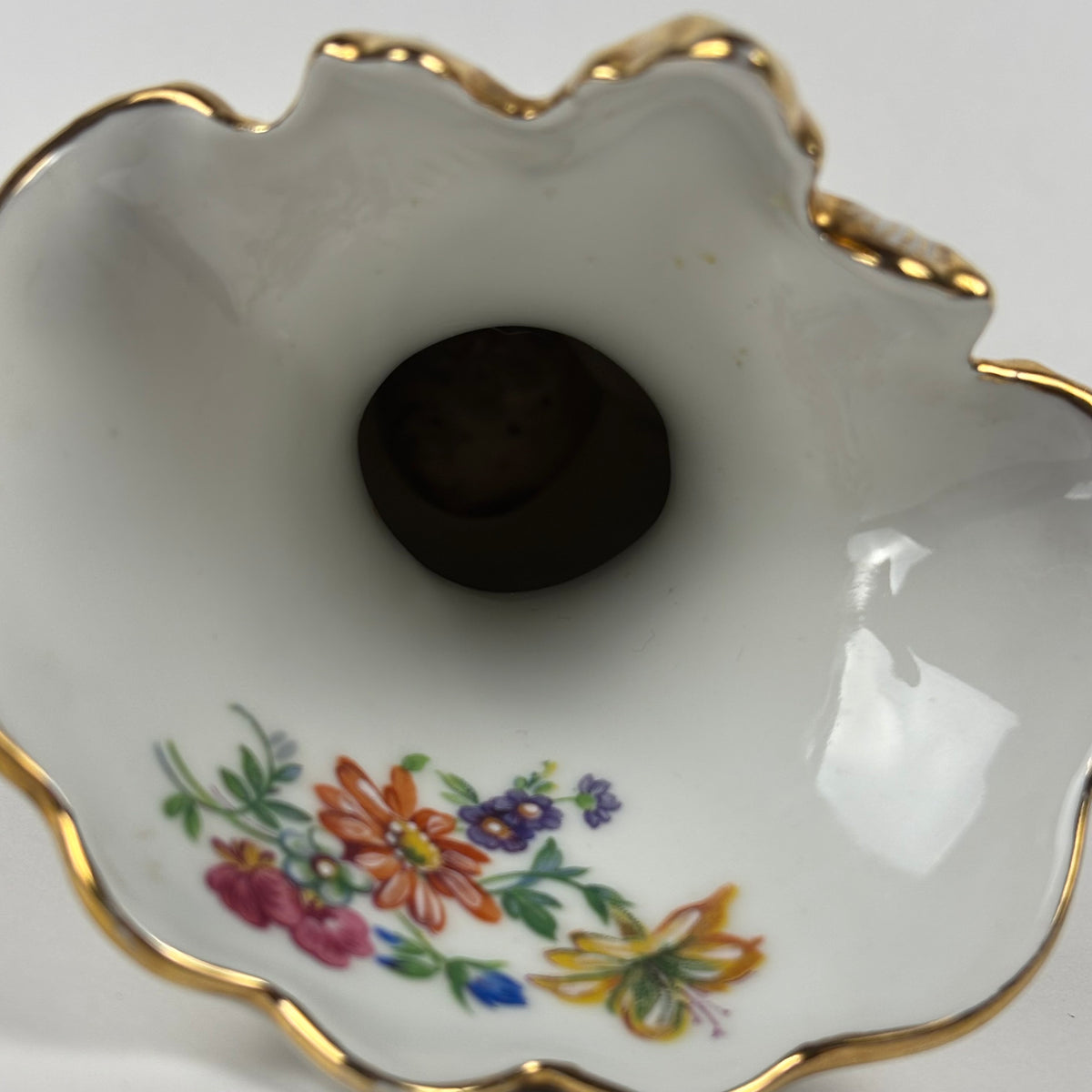 Vintage Limoges AJCO Bridal Vase |⋆˙⟡| Old Paris Style Floral Porcelain, c. 1950s