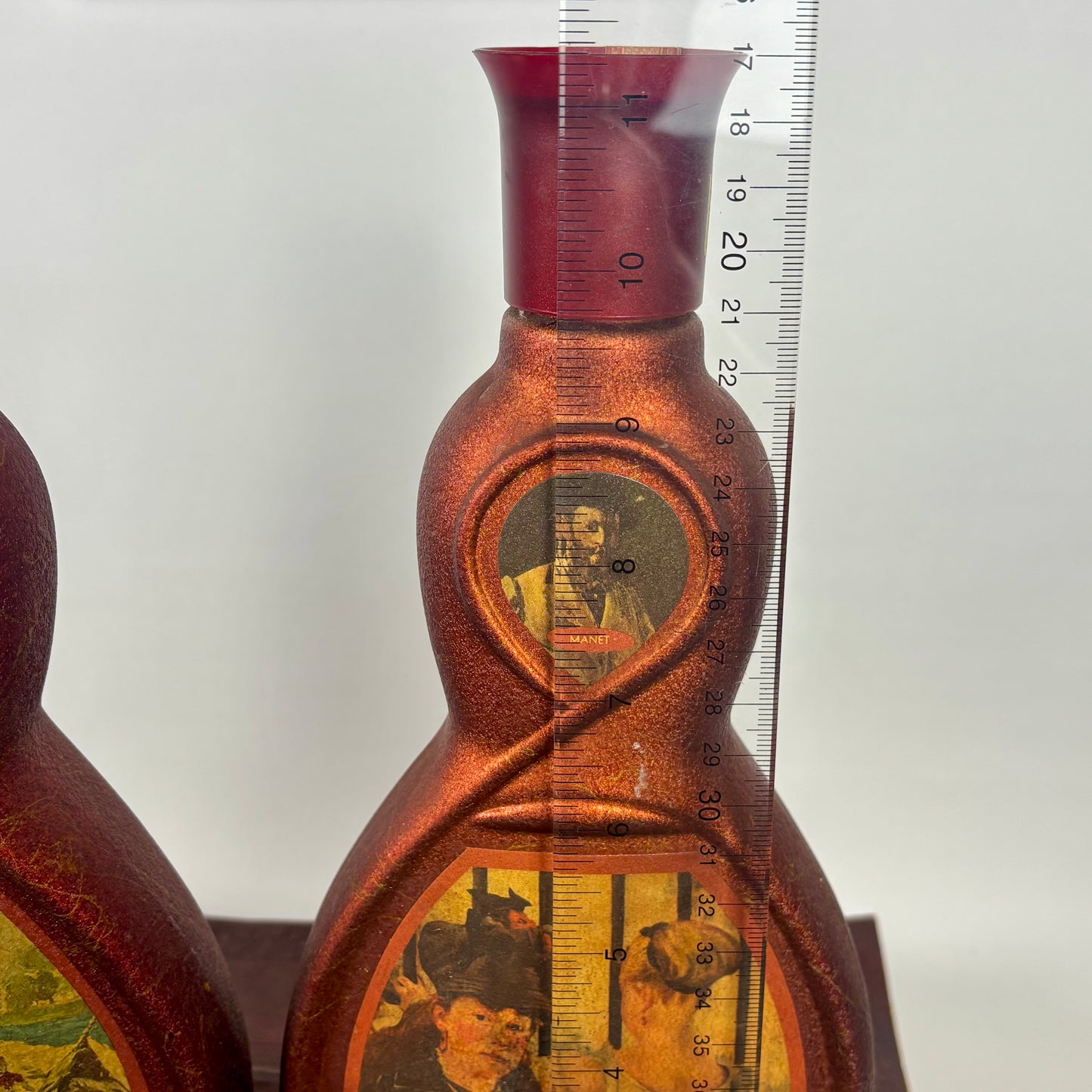 Vintage Manet Art Glass Decanter Set |⋆˙⟡| Gare Saint-Lazare & Boating Party – Pair