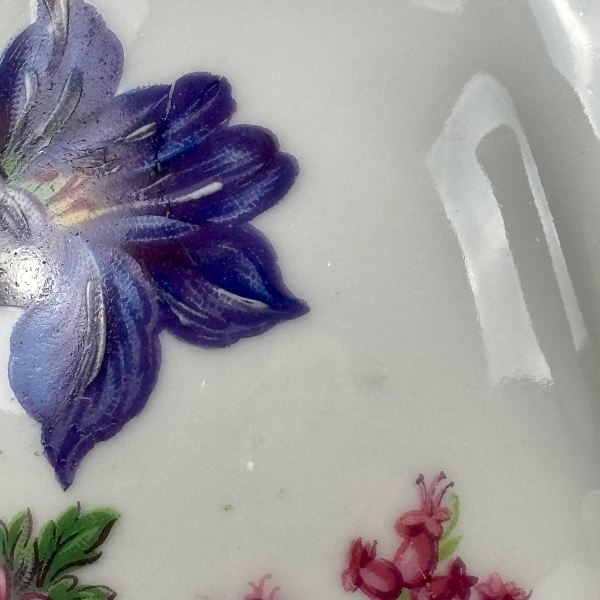 Vintage Limoges AJCO Bridal Vase |⋆˙⟡| Old Paris Style Floral Porcelain, c. 1950s
