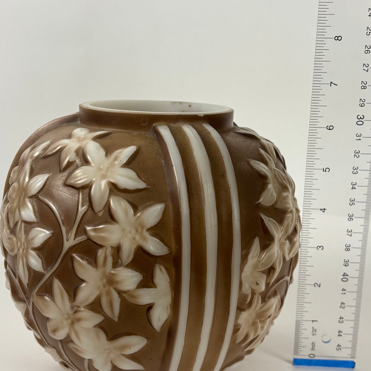 Phoenix Glass Co. Star Flower Vase |⋆˙⟡| Vintage Sculptured Artware