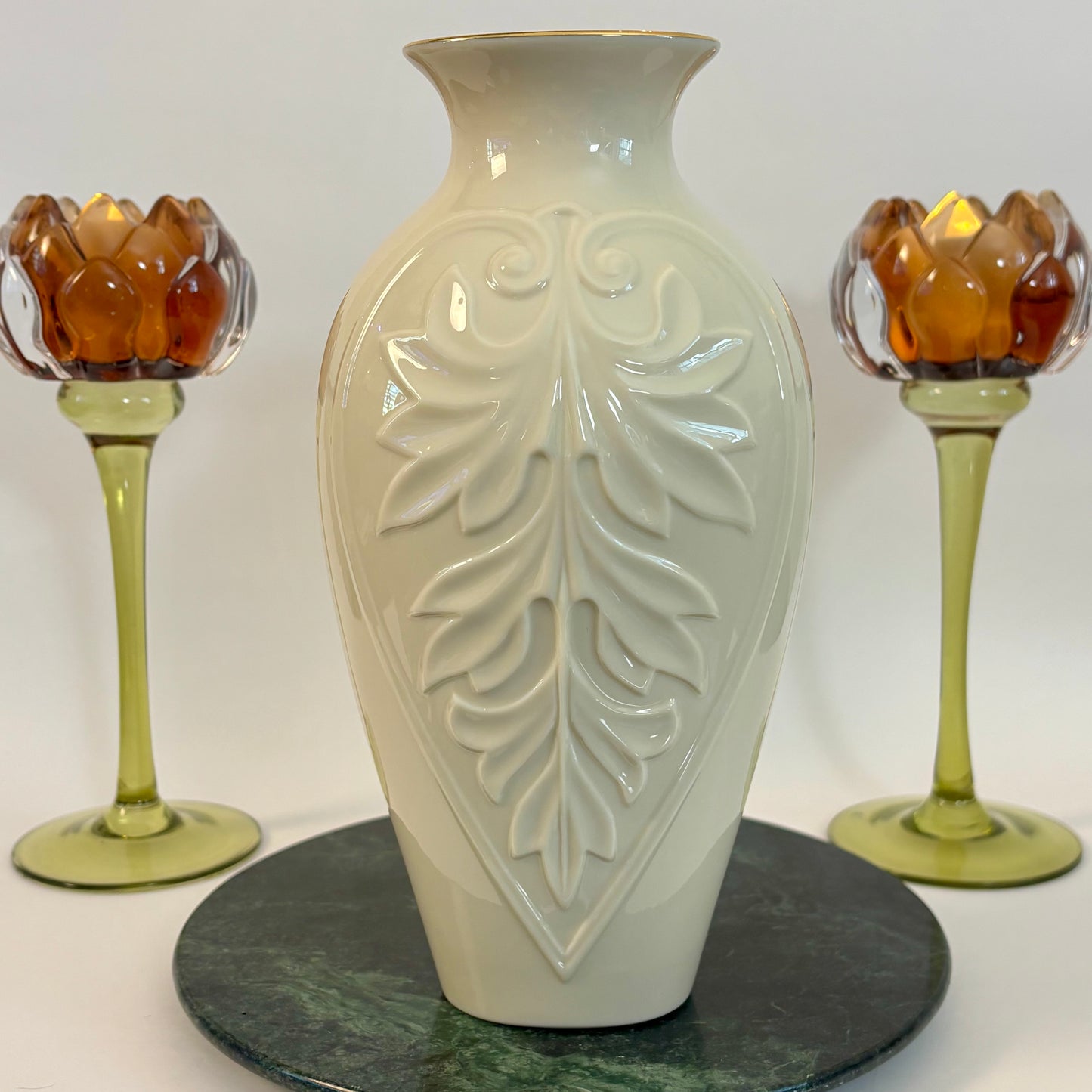 Lenox Hera Porcelain Vase |⋆˙⟡ | 24k Gold Trim, with Box