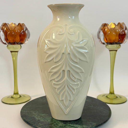Lenox Hera Porcelain Vase |⋆˙⟡ | 24k Gold Trim, with Box