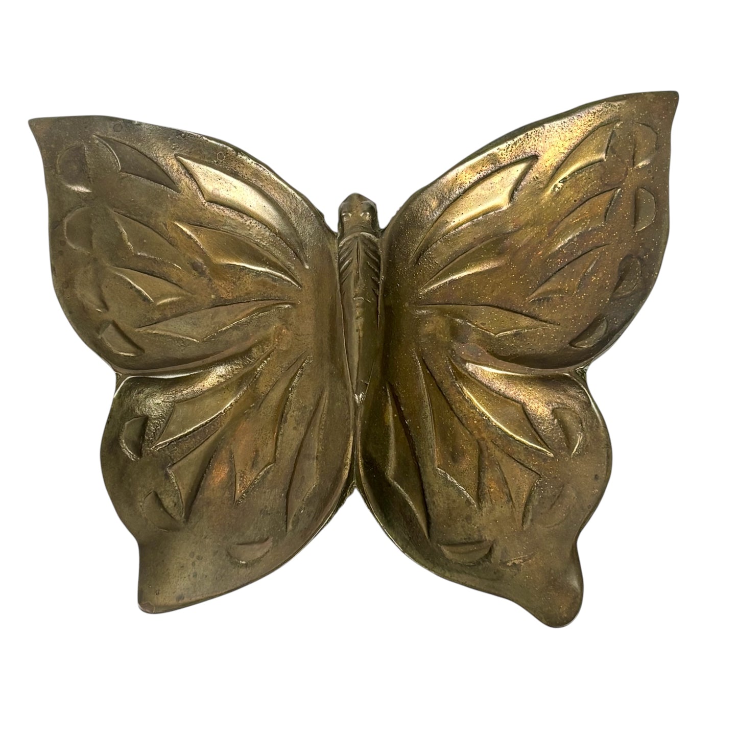 Solid Brass Vintage Butterfly |⋆˙⟡| Trinket Dish Catchall