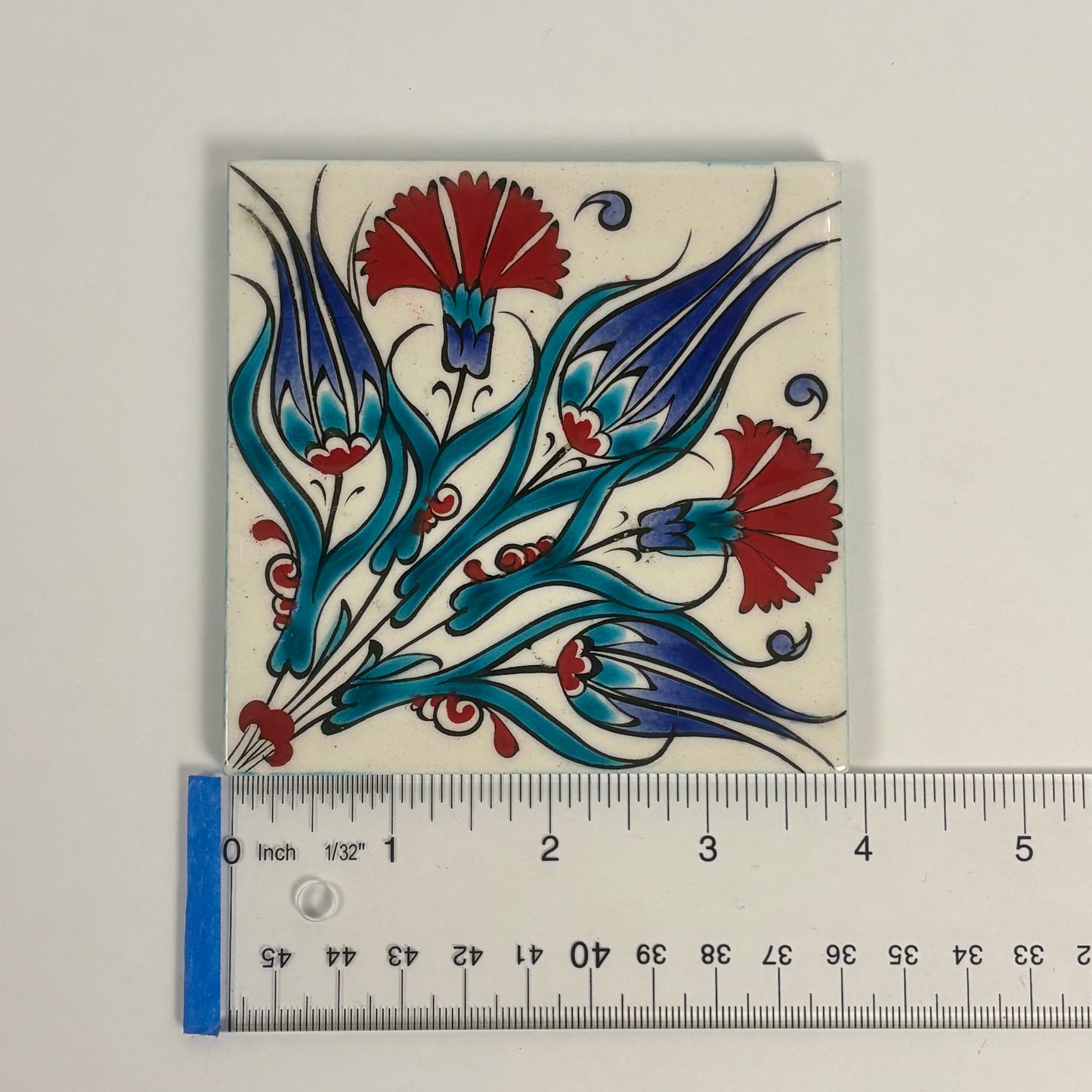 Handmade Turkish Ceramic Tiles ⋆˙⟡ Kütahya Fettah Tile & Floral Tile