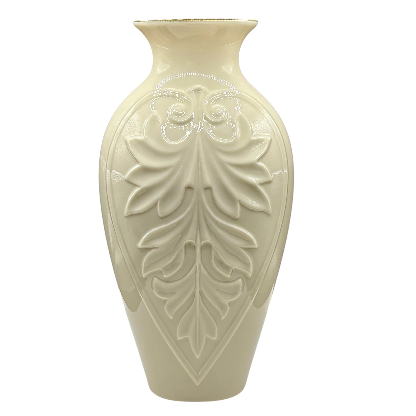 Lenox Ivory Porcelain Vase ⋆˙⟡ Gold Trim