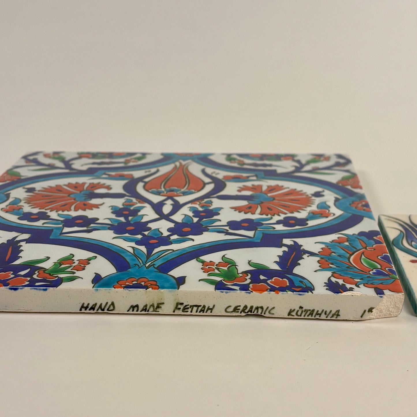 Handmade Turkish Ceramic Tiles ⋆˙⟡ Kütahya Fettah Tile & Floral Tile