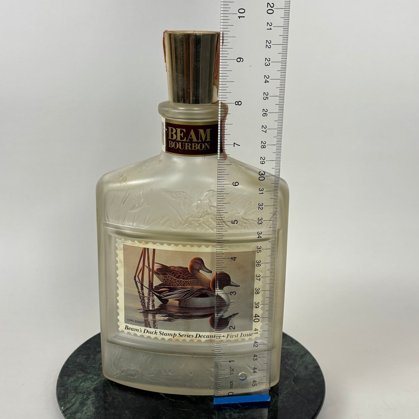 Vintage Jim Beam Duck Stamp Series Pintail Decanter |⋆˙⟡| First Issue Wildlife Bourbon Bottle