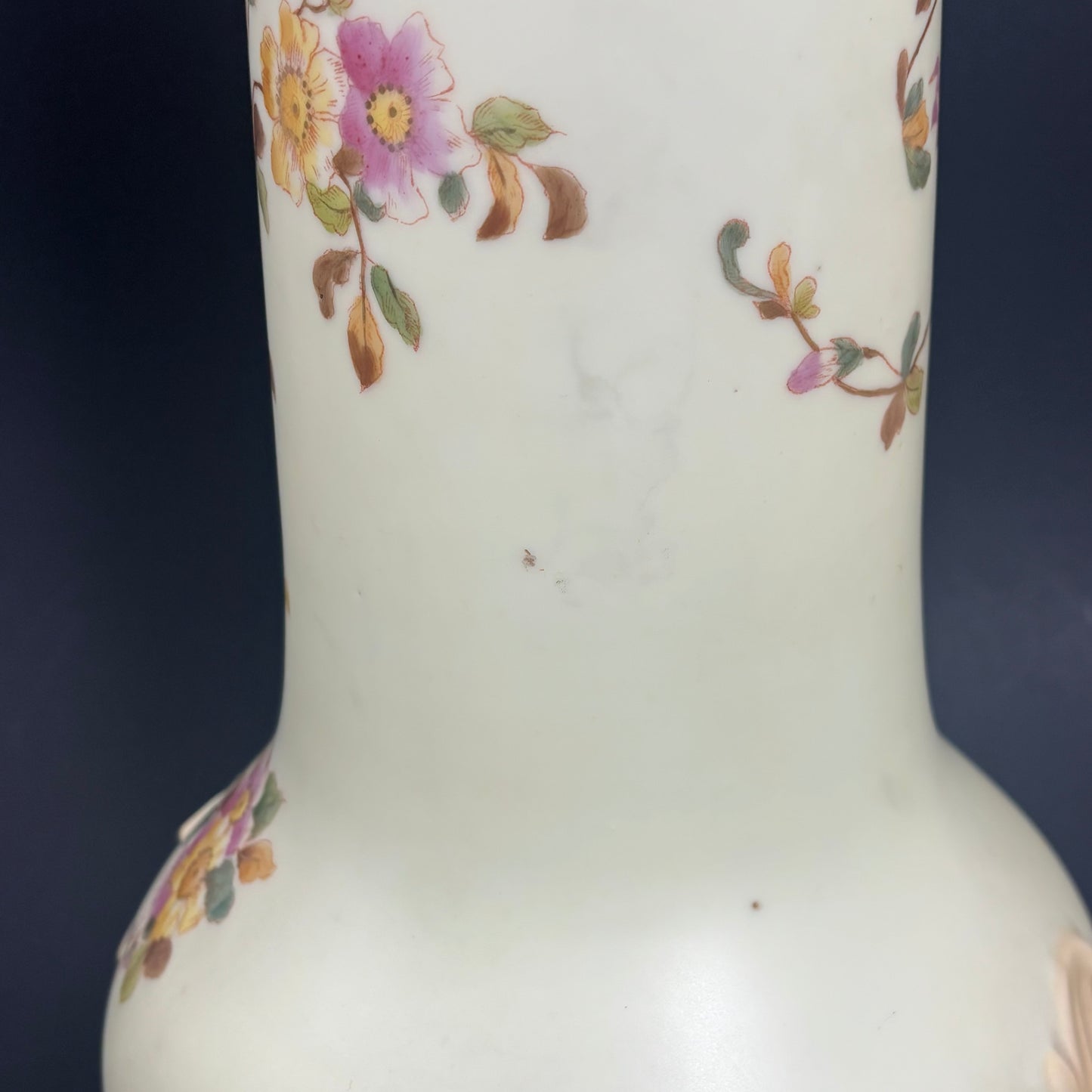Antique RW Rudolstadt Germany Hand Painted Porcelain Vase |⋆˙⟡| Floral Design