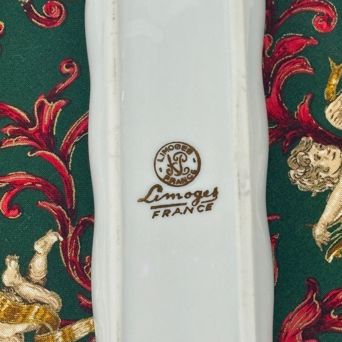Antique André Prévot Limoges Floral Porcelain Tray |⋆˙⟡| French Celery Dish