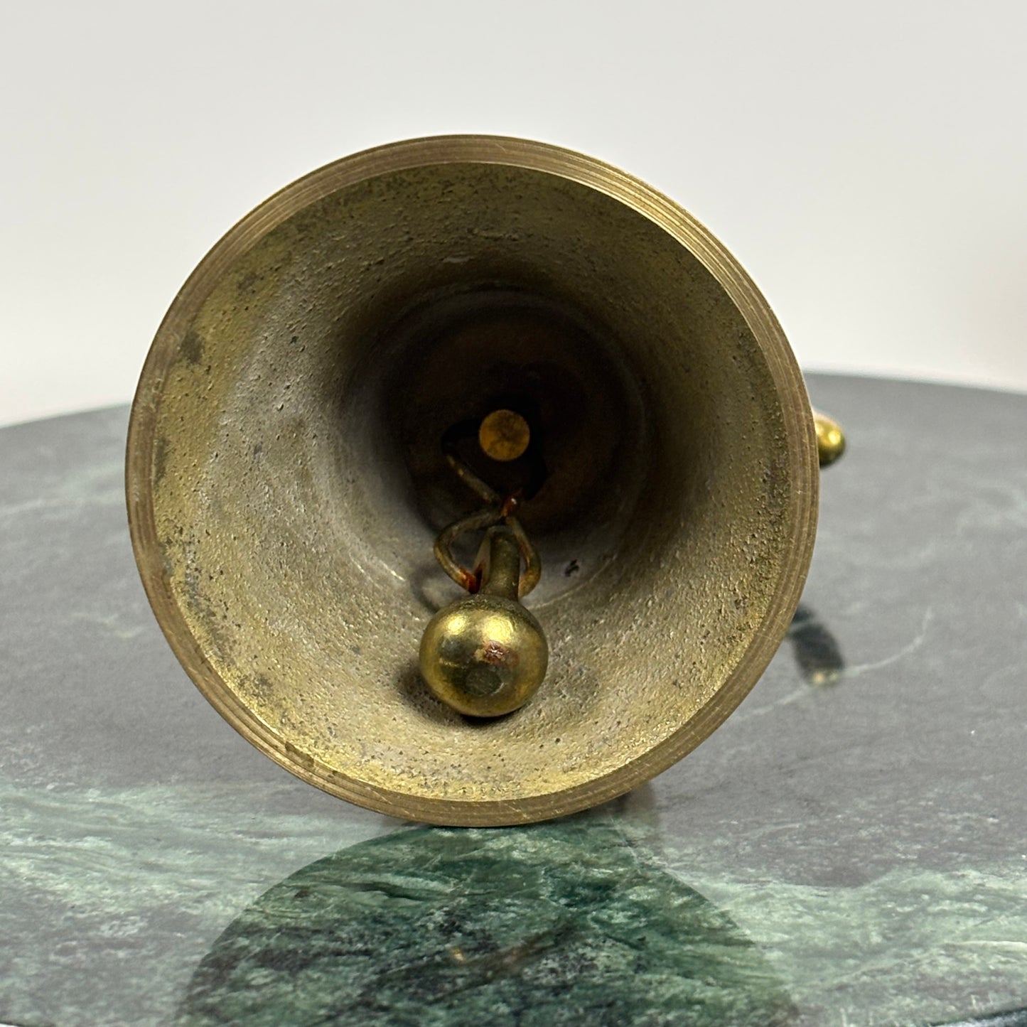 Vintage Brass Carousel Horse Bell ⋆˙⟡ Mid Century Brass Horse Desk Bell / Equestrian Decor