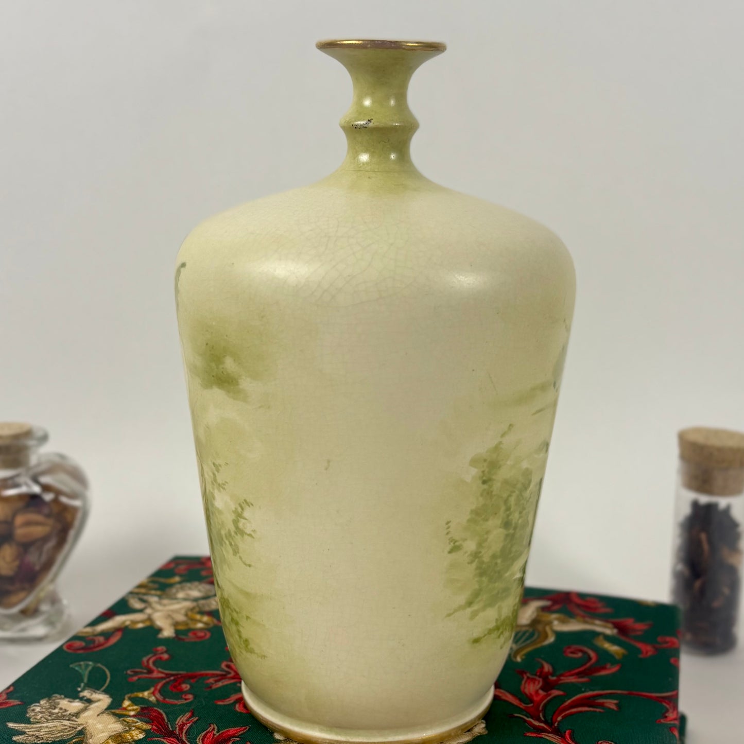 Antique Royal Bonn Germany Vase, c. 1900 |⋆˙⟡| Classical Woman & Cherubs