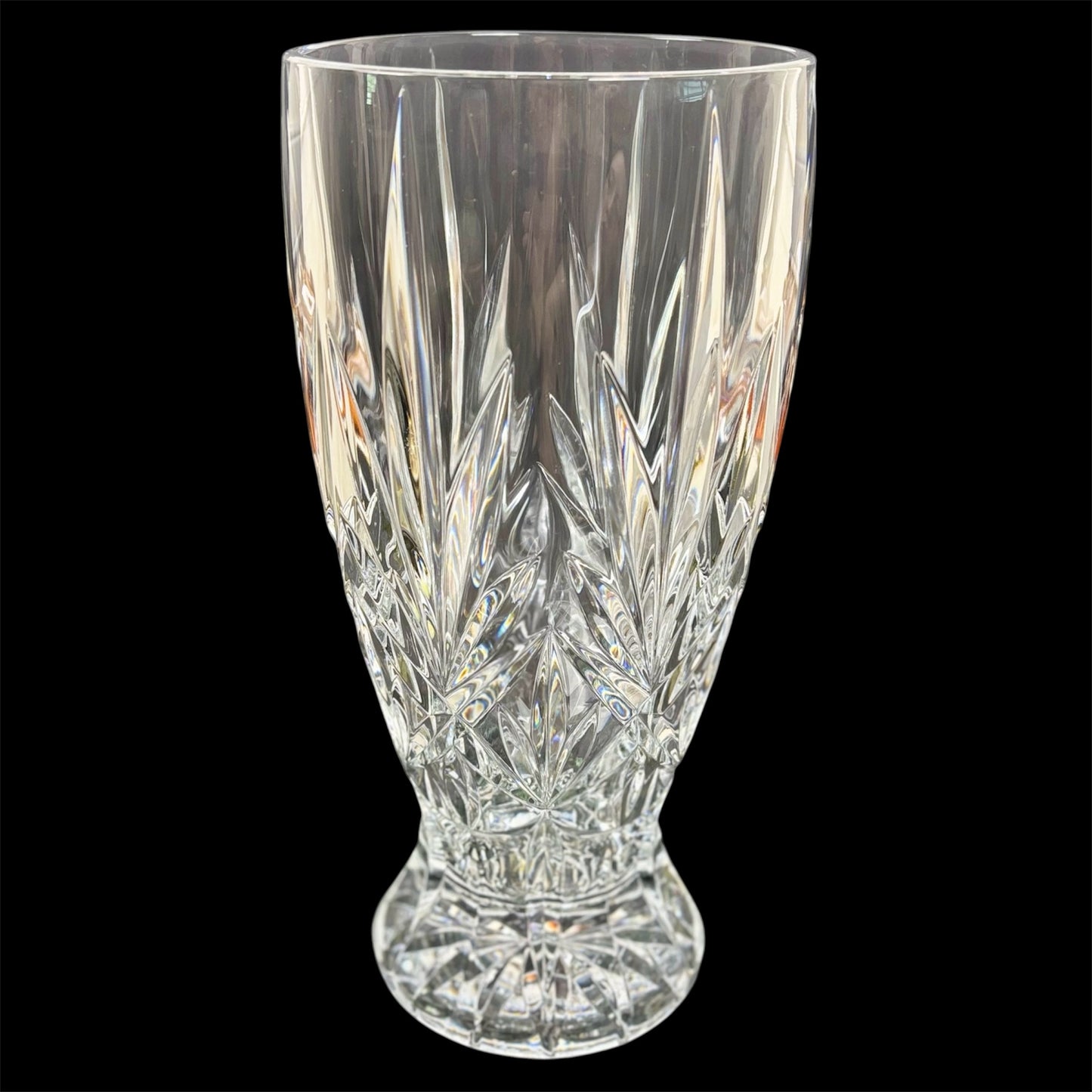 Large Cut Crystal Vase | ⋆˙⟡ | Heavy Crystal Floral Vase