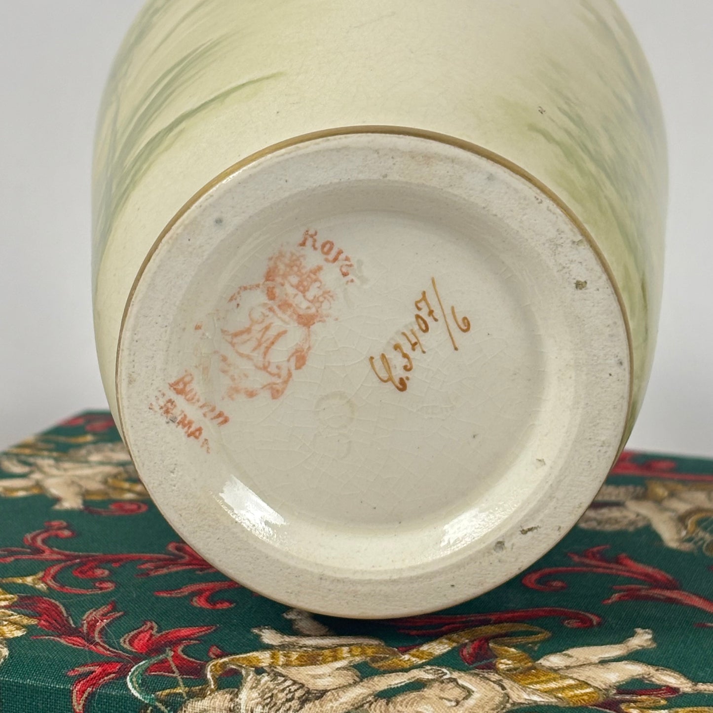 Antique Royal Bonn Germany Vase, c. 1900 |⋆˙⟡| Classical Woman & Cherubs