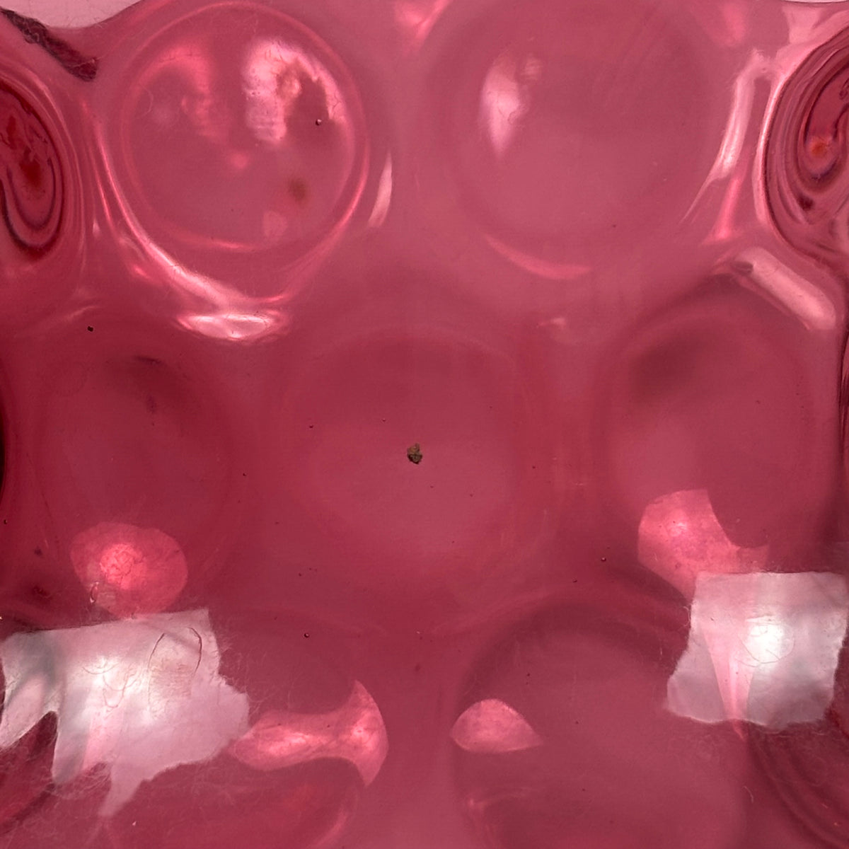 Antique Cranberry & Rubina Coin Dot, Spot Optic Glass |⋆˙⟡| Pitcher & Tumbler Set