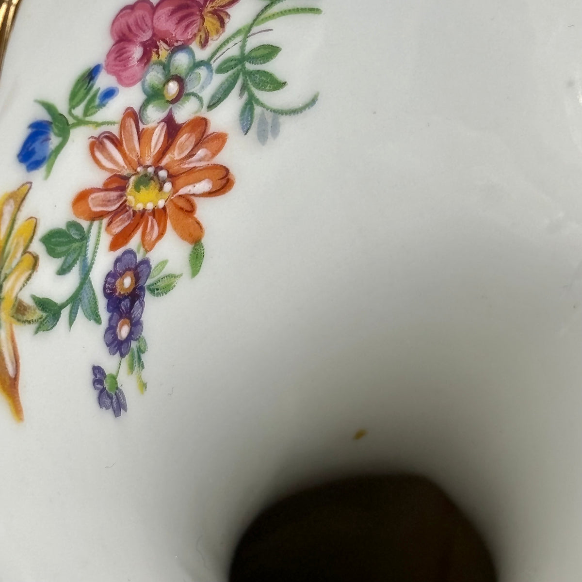 Vintage Limoges AJCO Bridal Vase |⋆˙⟡| Old Paris Style Floral Porcelain, c. 1950s