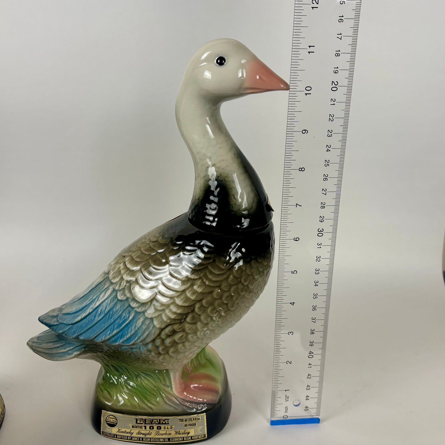 Vintage 1979 James B. Beam Goose Empty Decanter Set |⋆˙⟡| Regal China – Bar Decor
