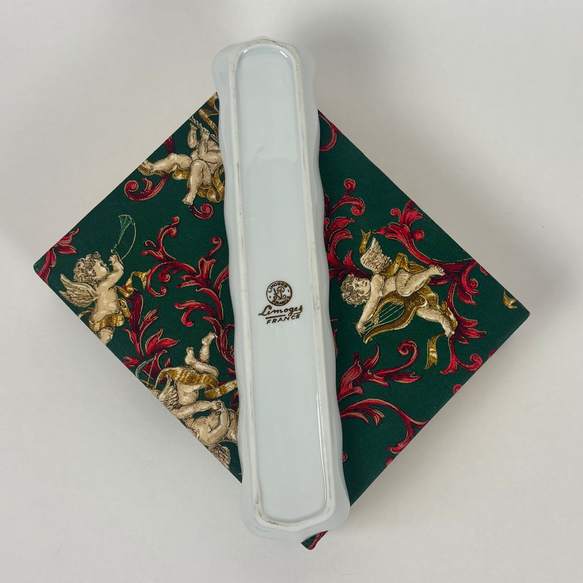Antique André Prévot Limoges Floral Porcelain Tray |⋆˙⟡| French Celery Dish