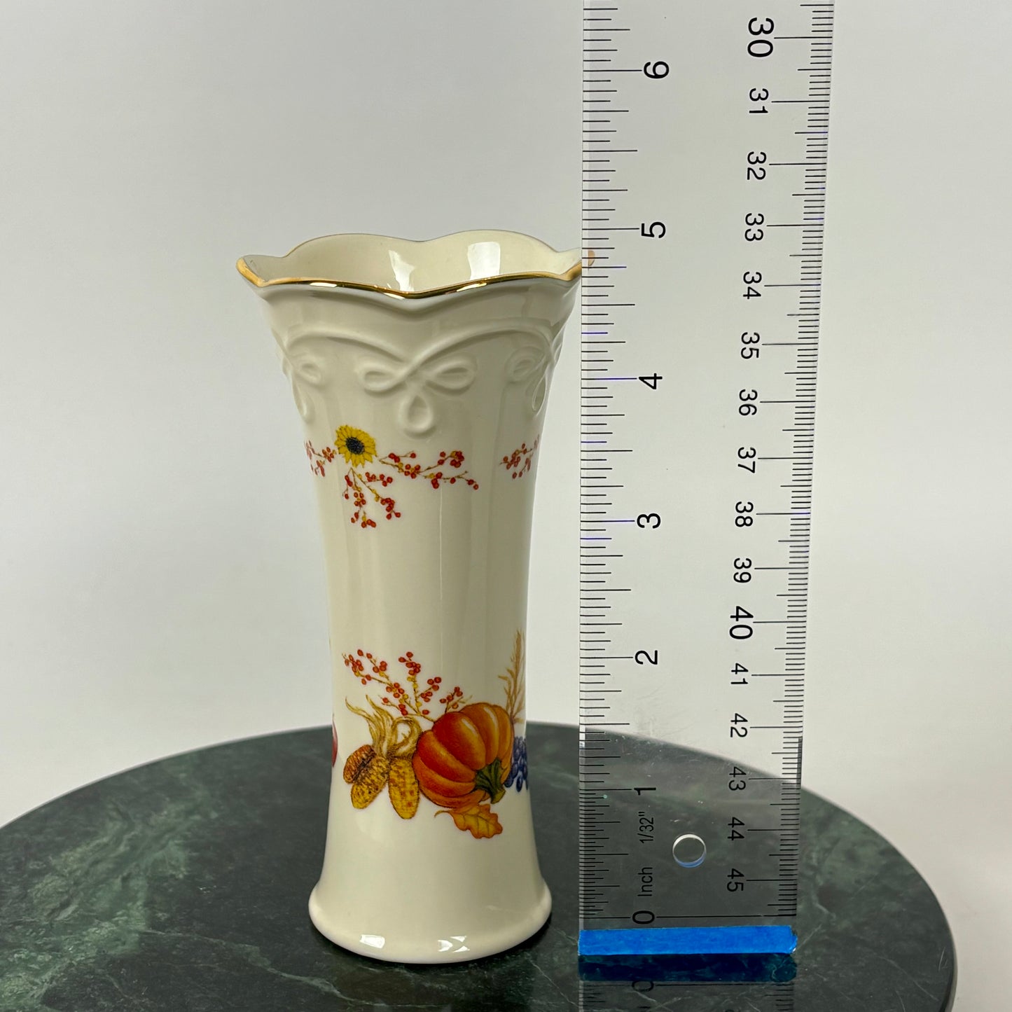 Lenox Autumn Bud Vase |⋆˙⟡| 24K Gold Trim Harvest Pumpkin Fall Decor