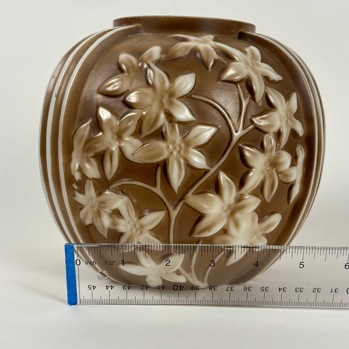 Phoenix Glass Co. Star Flower Vase |⋆˙⟡| Vintage Sculptured Artware