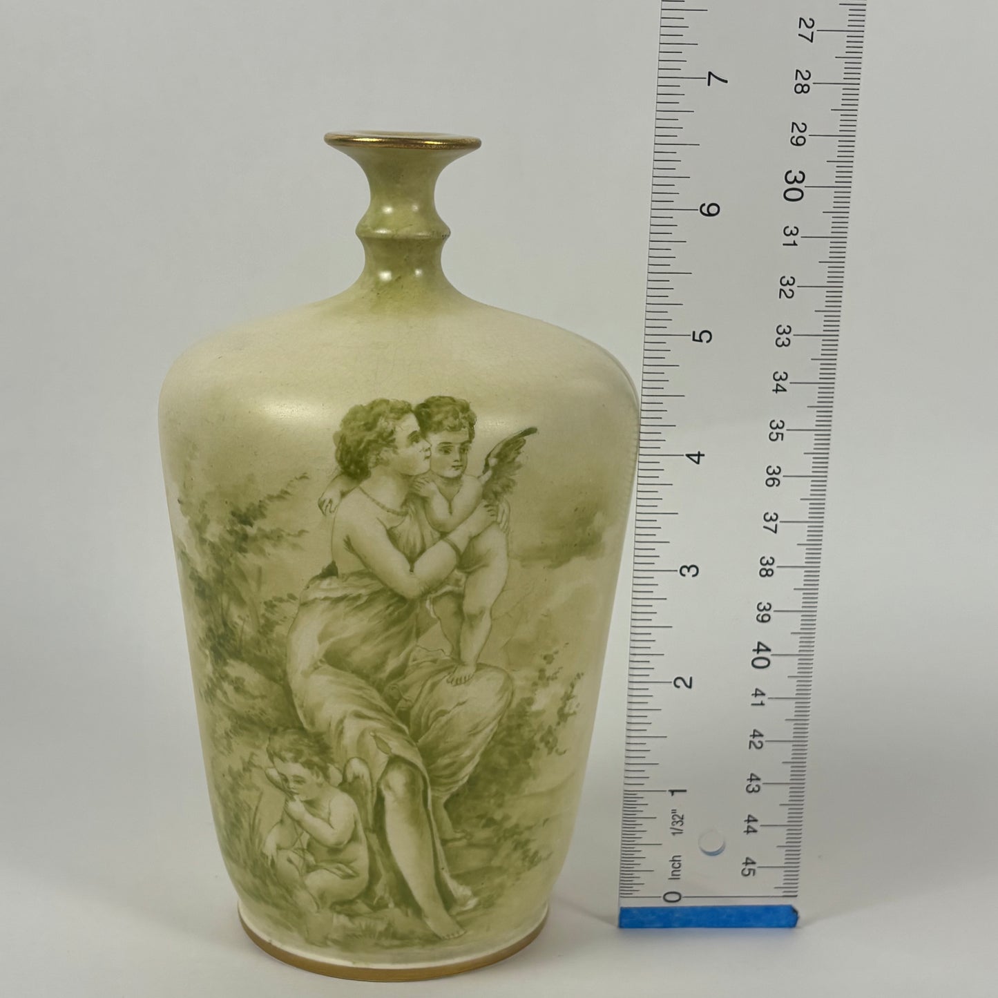 Antique Royal Bonn Germany Vase, c. 1900 |⋆˙⟡| Classical Woman & Cherubs
