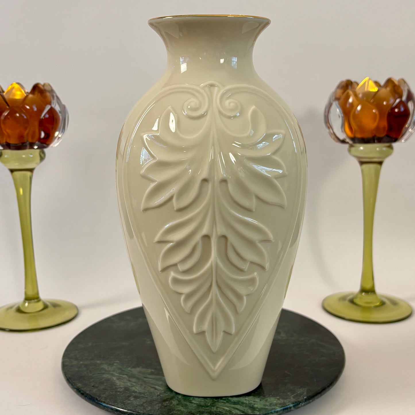 Lenox Hera Porcelain Vase |⋆˙⟡ | 24k Gold Trim, with Box