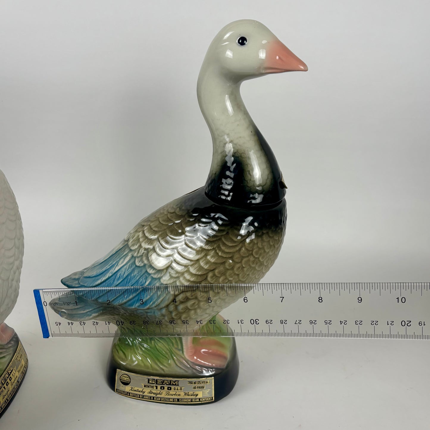 Vintage 1979 James B. Beam Goose Empty Decanter Set |⋆˙⟡| Regal China – Bar Decor