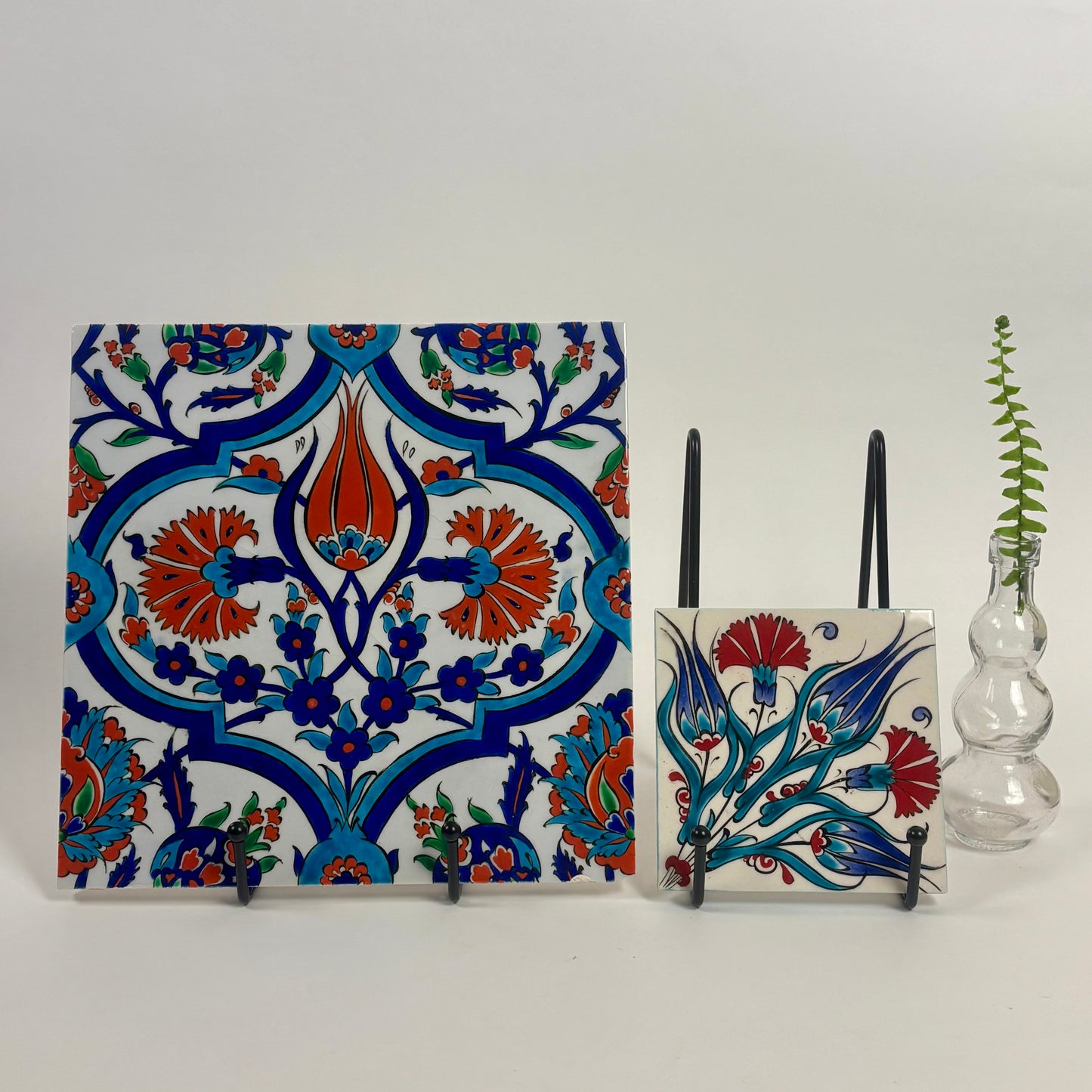 Handmade Turkish Ceramic Tiles ⋆˙⟡ Kütahya Fettah Tile & Floral Tile