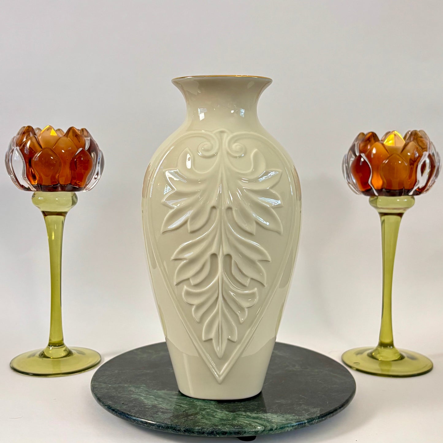 Lenox Hera Porcelain Vase |⋆˙⟡ | 24k Gold Trim, with Box