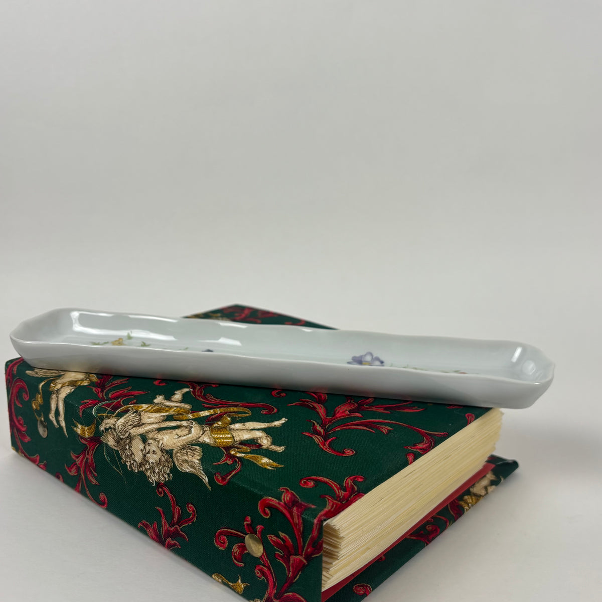 Antique André Prévot Limoges Floral Porcelain Tray |⋆˙⟡| French Celery Dish