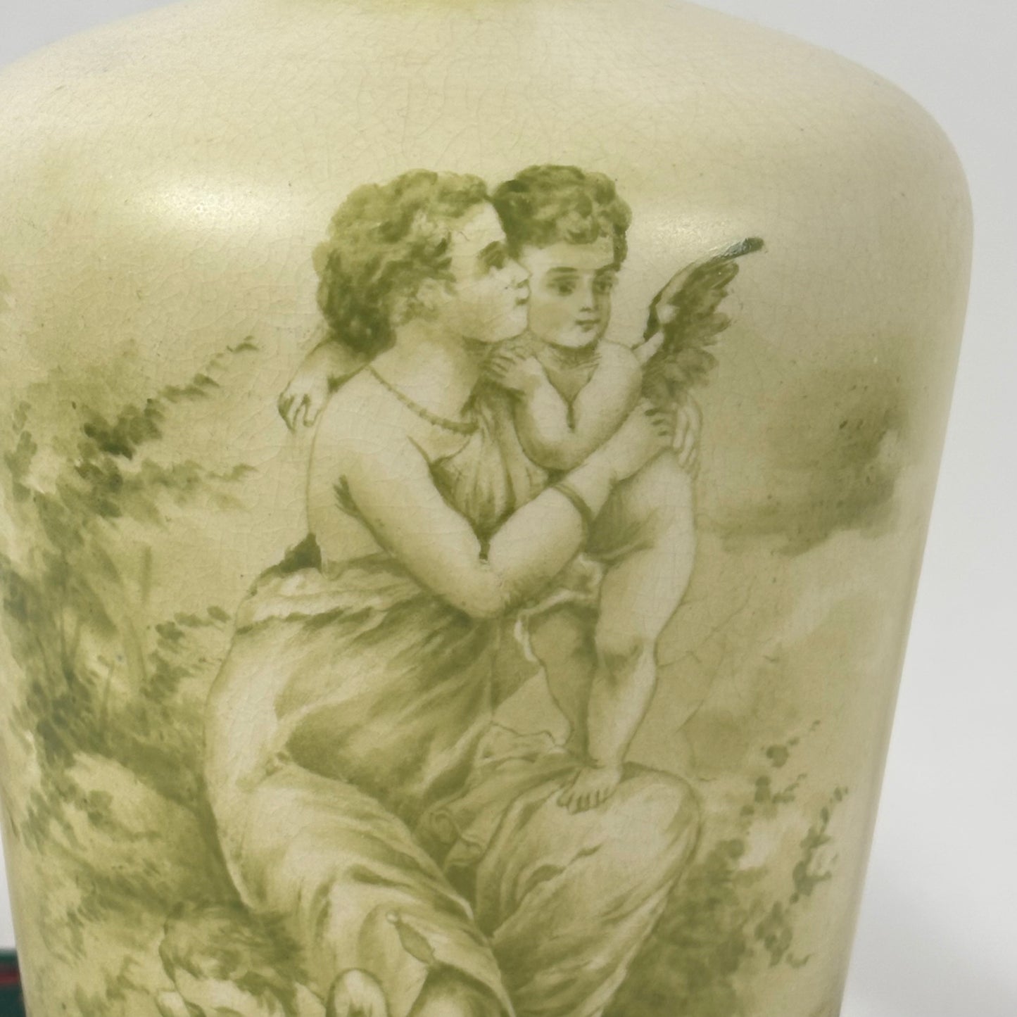 Antique Royal Bonn Germany Vase, c. 1900 |⋆˙⟡| Classical Woman & Cherubs