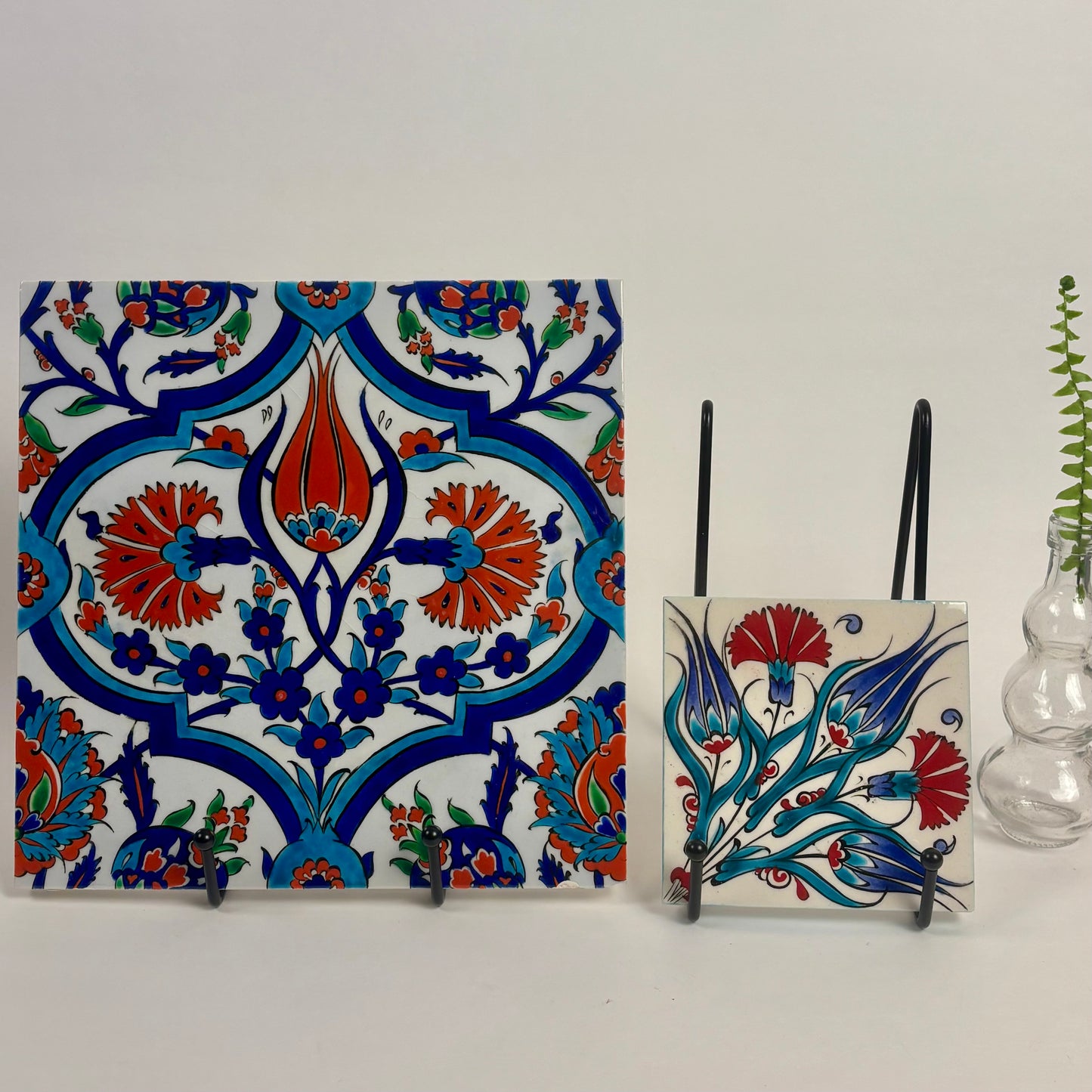 Handmade Turkish Ceramic Tiles ⋆˙⟡ Kütahya Fettah Tile & Floral Tile
