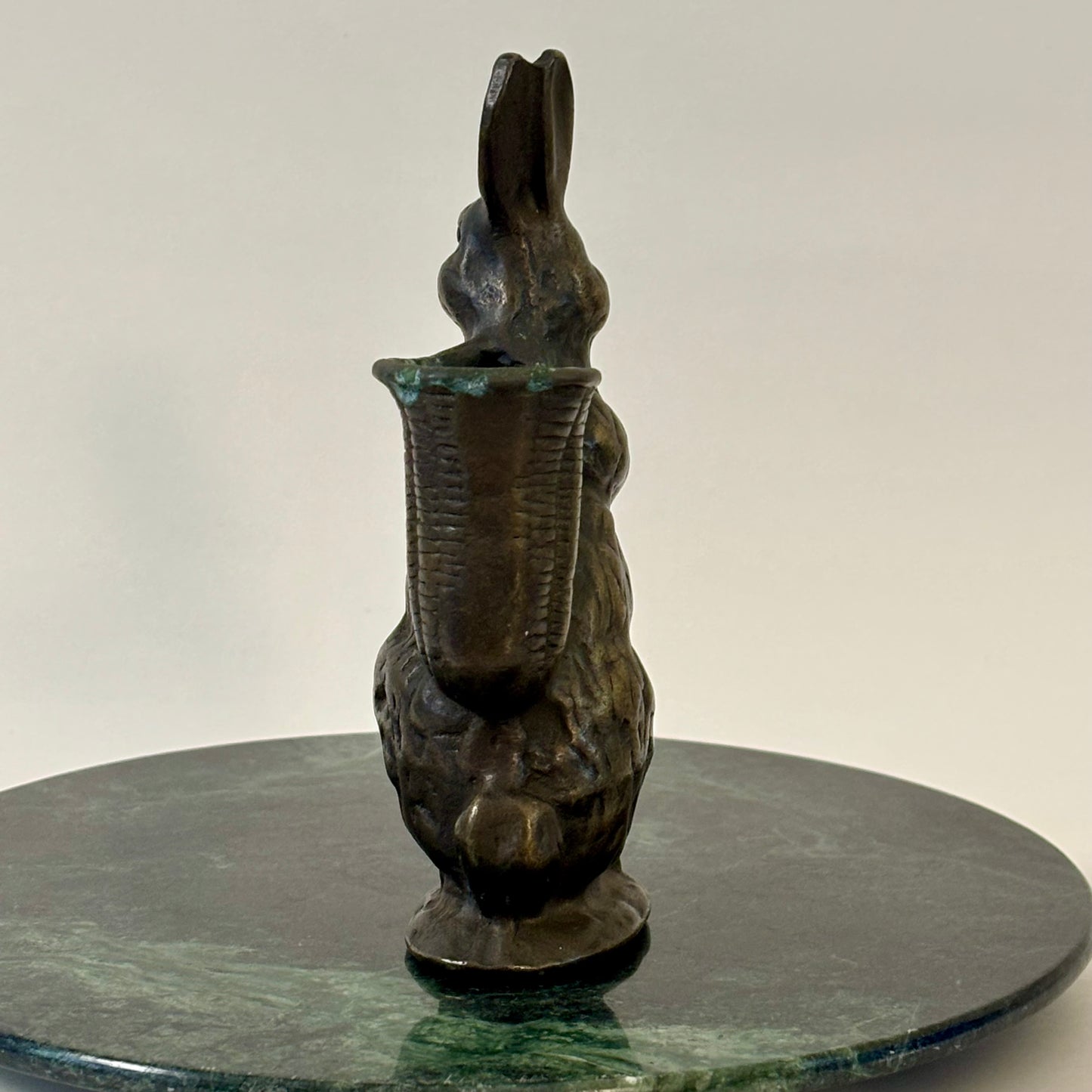Vintage Metal Bunny Rabbit Basket Holder / Toothpick Holder / Mini Planter |⋆˙⟡ | Cottagecore Decor