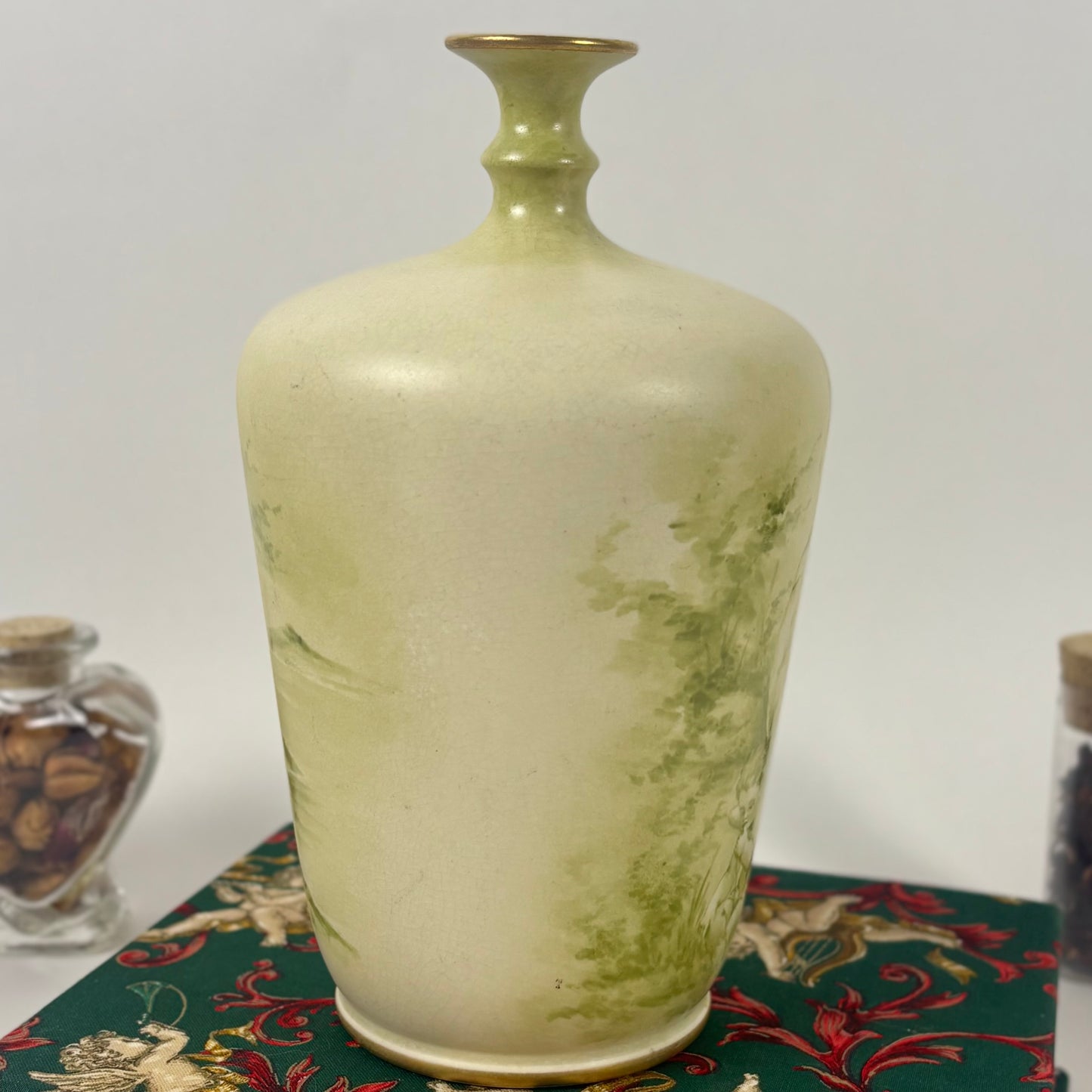 Antique Royal Bonn Germany Vase, c. 1900 |⋆˙⟡| Classical Woman & Cherubs
