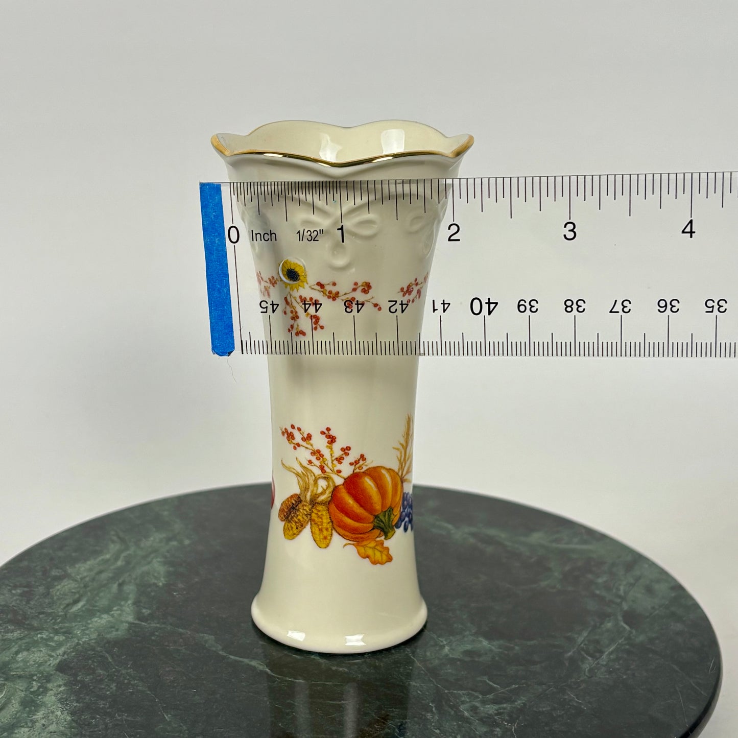 Lenox Autumn Bud Vase |⋆˙⟡| 24K Gold Trim Harvest Pumpkin Fall Decor