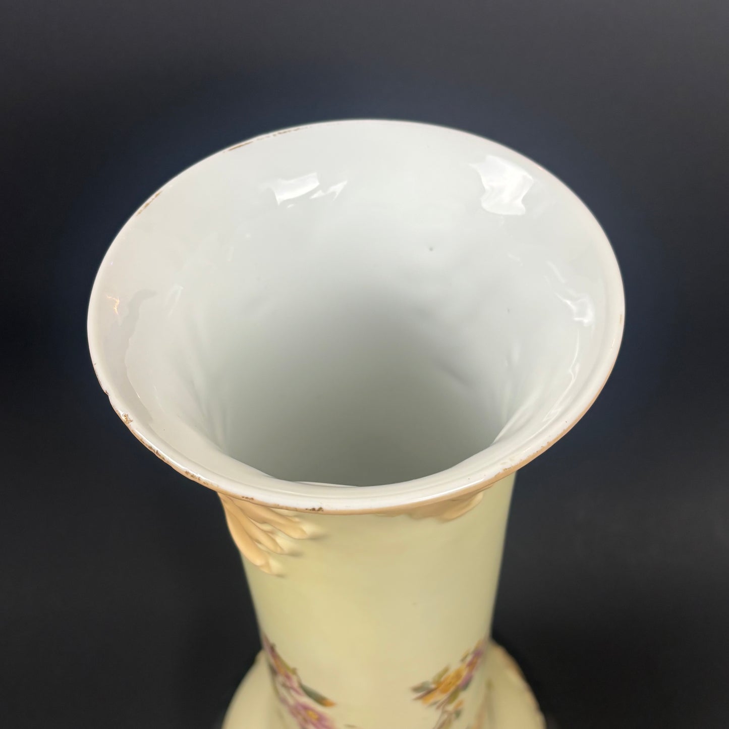 Antique RW Rudolstadt Germany Hand Painted Porcelain Vase |⋆˙⟡| Floral Design