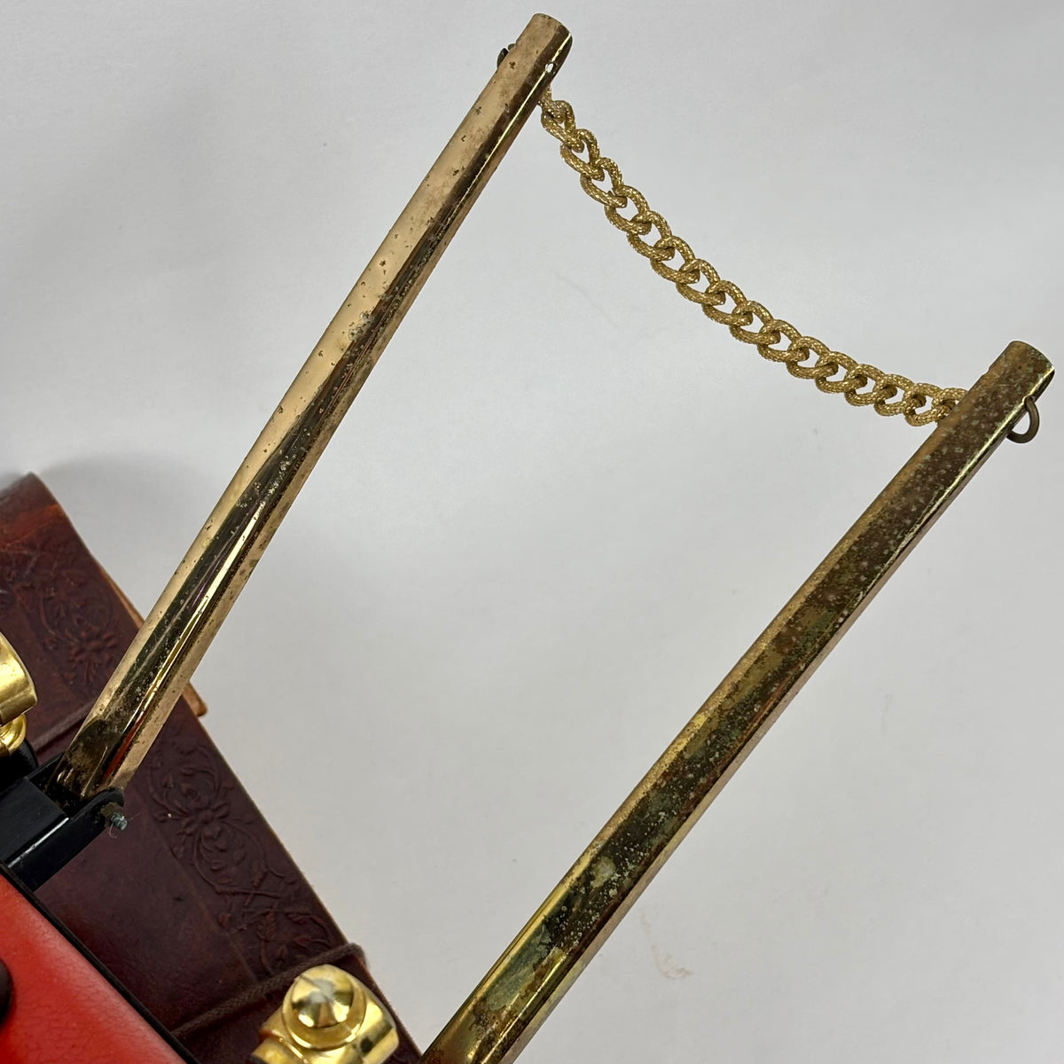 Vintage Japanese Musical Fire Wagon Decanter Set |⋆˙⟡| Amber Glass Barware