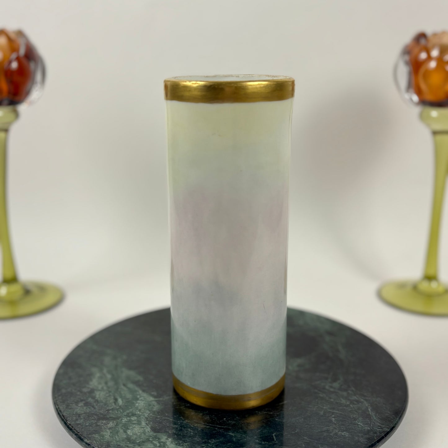 Antique Limoges W.G. & Co. Portrait Vase, c. 1900 |⋆˙⟡| Art Nouveau French Porcelain, Hand Painted