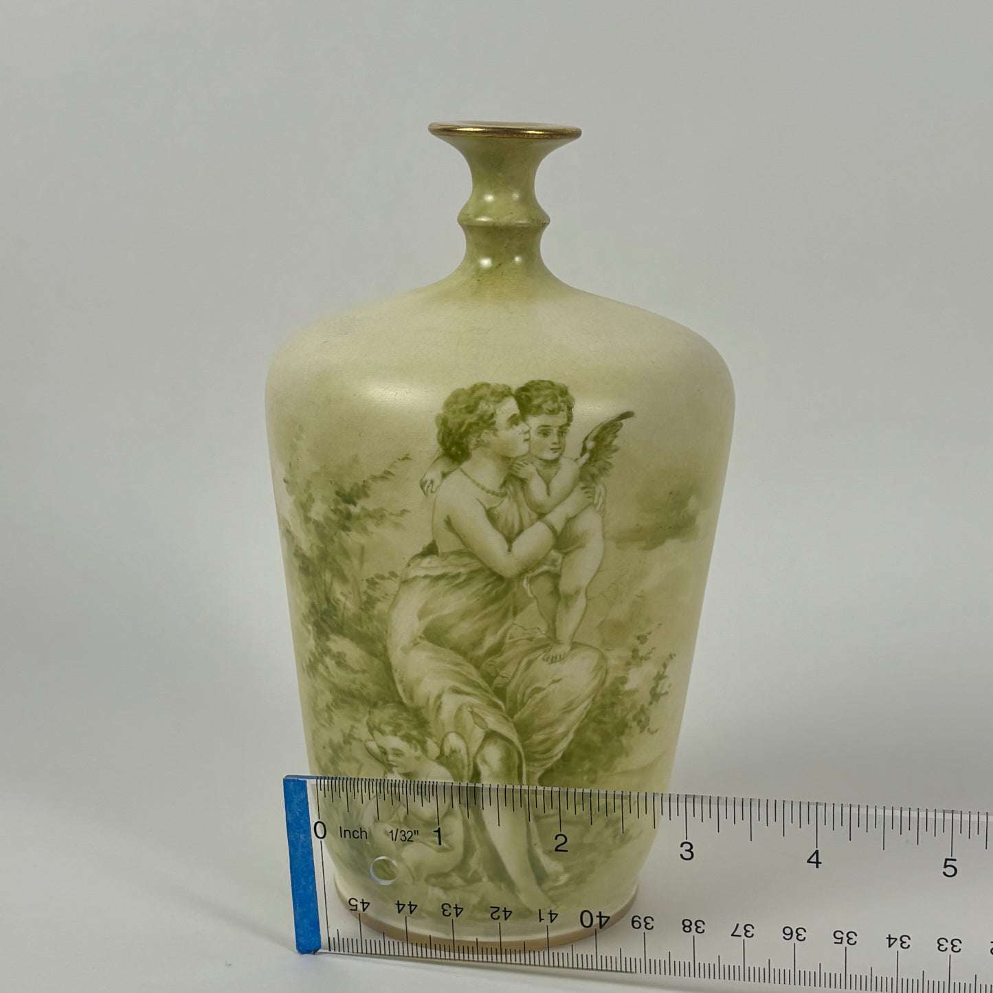 Antique Royal Bonn Germany Vase, c. 1900 |⋆˙⟡| Classical Woman & Cherubs