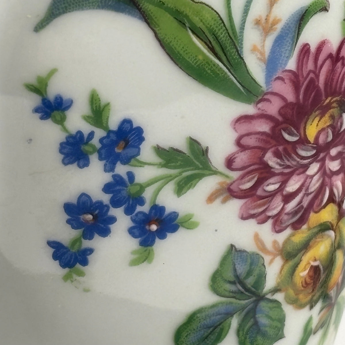 Vintage Limoges AJCO Bridal Vase |⋆˙⟡| Old Paris Style Floral Porcelain, c. 1950s