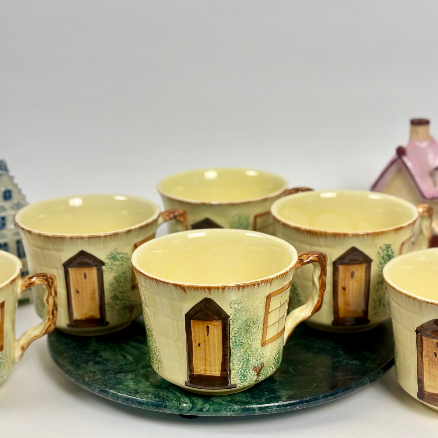 Vintage Keel Pottery Cottage Ware Tea Set |⋆˙⟡| 22 Piece Set, Staffordshire England