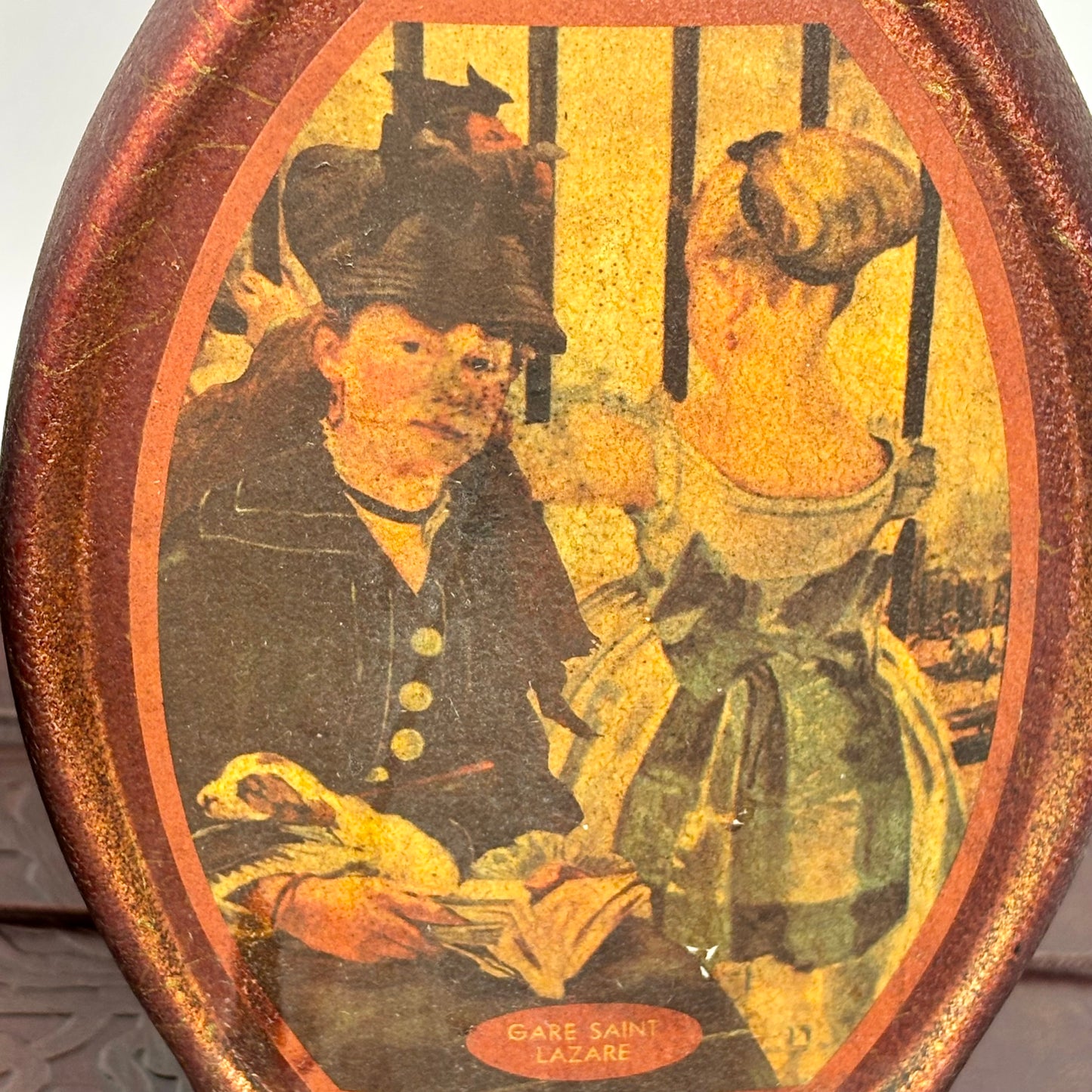 Vintage Manet Art Glass Decanter Set |⋆˙⟡| Gare Saint-Lazare & Boating Party – Pair