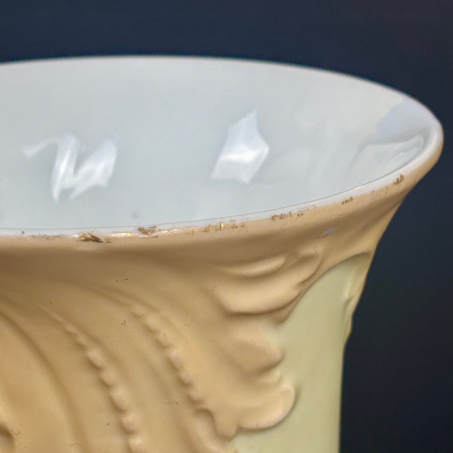 Antique RW Rudolstadt Germany Hand Painted Porcelain Vase |⋆˙⟡| Floral Design