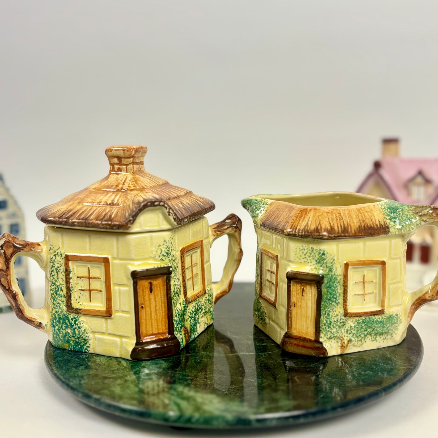 Vintage Keel Pottery Cottage Ware Tea Set |⋆˙⟡| 22 Piece Set, Staffordshire England