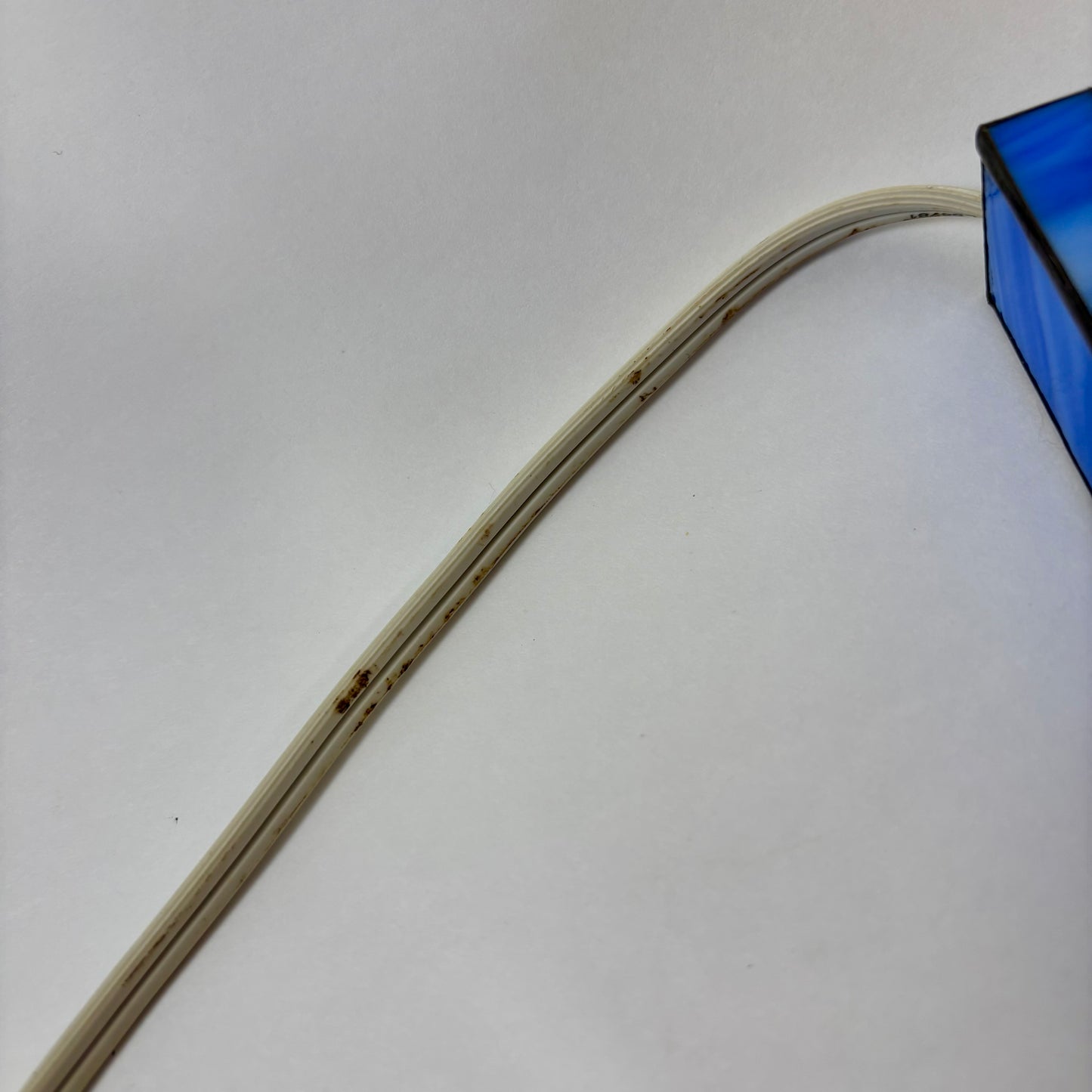 Vintage Stained Glass Church Lamp |⋆˙⟡| with Clock